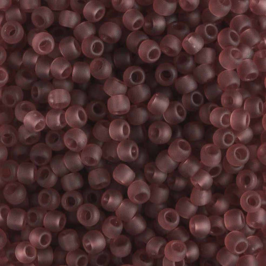 11/0 Transparent Frosted Medium Amethyst - 10 grams