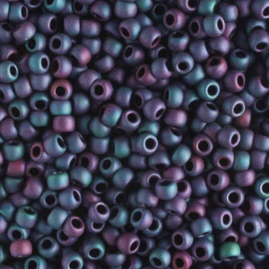 11/0 Matte Iris Blue - 10 grams