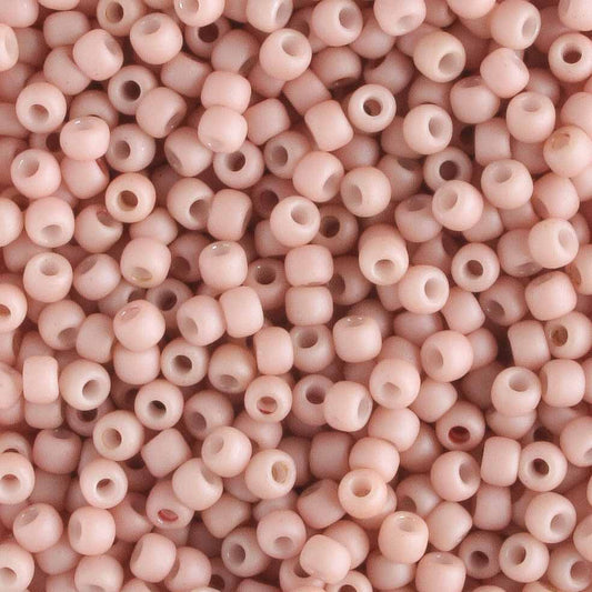 11/0 Opaque Pastel Frosted Shrimp - 10 grams