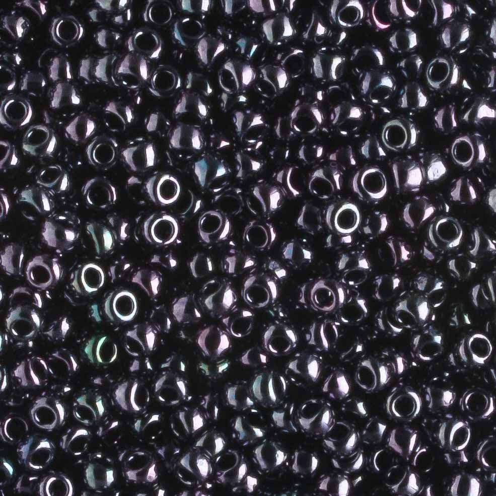 11/0 Metallic Amethyst Gunmetal - 10 grams