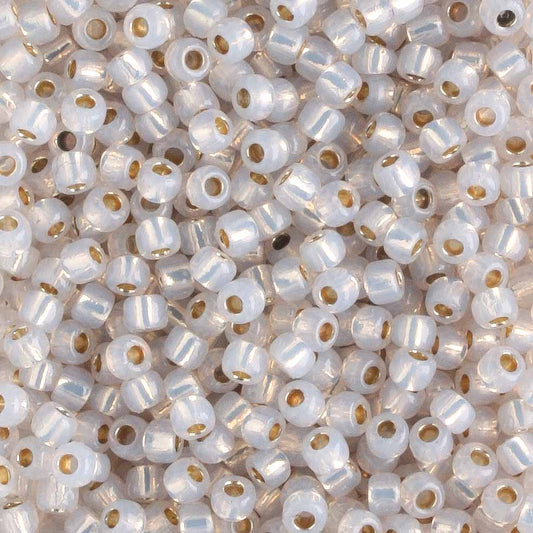 11/0 PermaFinish Silver Lined Milky Cloud - 10 grams