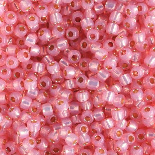 11/0 PermaFinish Silver Lined Milky Mauve - 10 grams