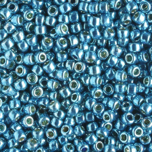 11/0 PermaFinish Galvanized Aqua Sky - 10 grams