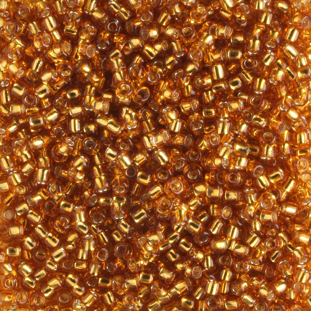 15/0 Silver Lined Topaz - 5 grams