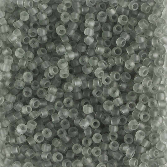 15/0 Transparent Frosted Light Gray - 5 grams