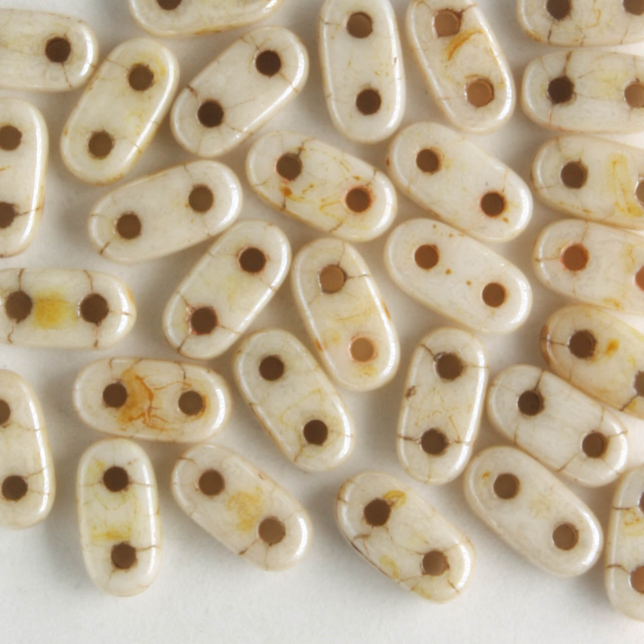 2 Hole Bar Opaque Luster Picasso - 10 grams