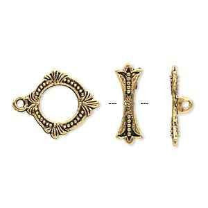Toggle Clasp Antique Gold