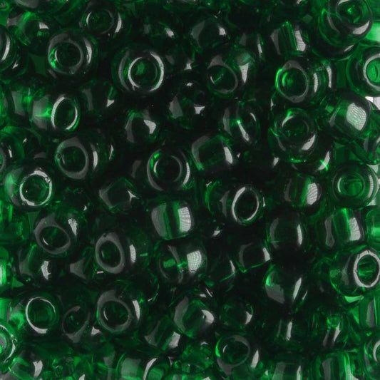 6/0 Transparent Emerald Green - 10 grams