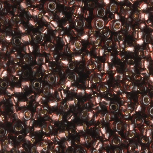 11/0 Silver Lined Amethyst - 10 grams