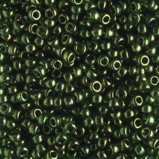 11/0 Green Luster - 10 grams