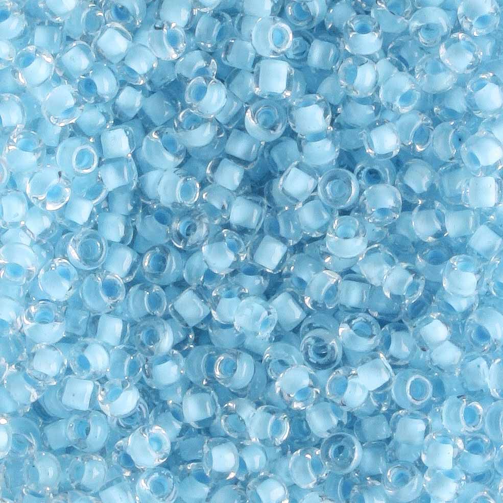 11/0 Lined Sky Blue - 10 grams