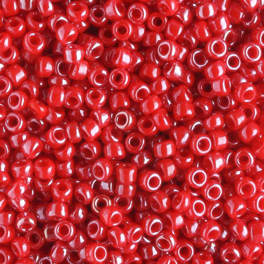11/0 Luster Red - 10 grams