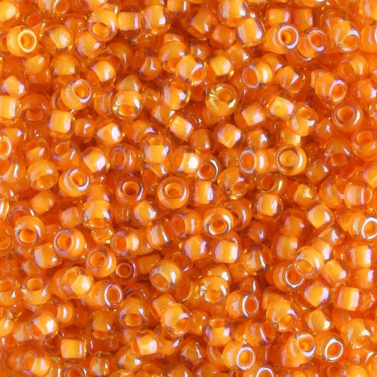 11/0 Lined Orange - 10 grams