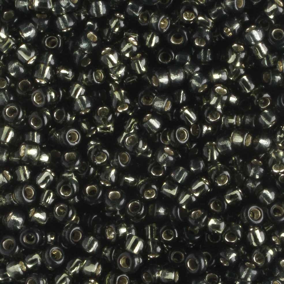 11/0 Silver Lined Pewter - 10 grams