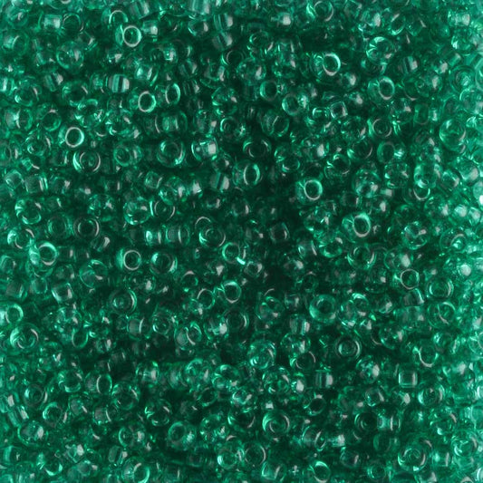 15/0 Transparent Emerald - 5 grams