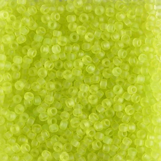 15/0 Matte Transparent Light Green - 5 grams