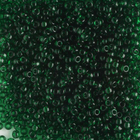15/0 Transparent Green - 5 grams