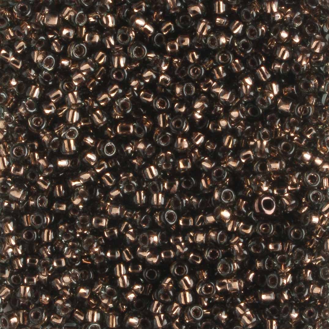 15/0 Silver Lined Brown - 5 grams