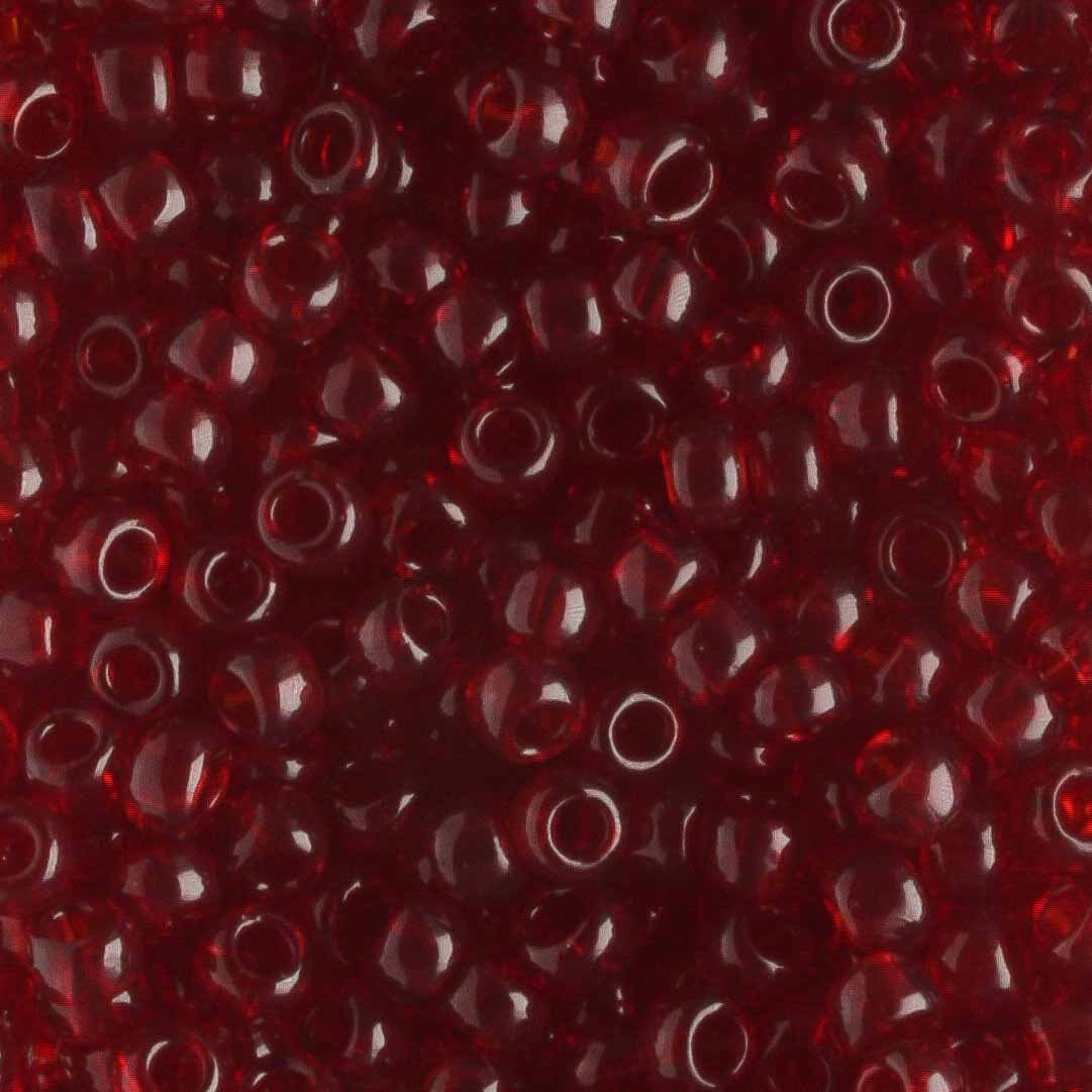 8/0 Transparent Dark Brown - 10 grams