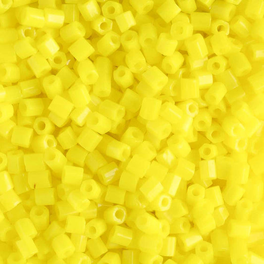 11/0 Hex Yellow - 10 grams