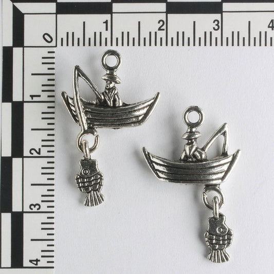 Charm - Fisherman & Boat