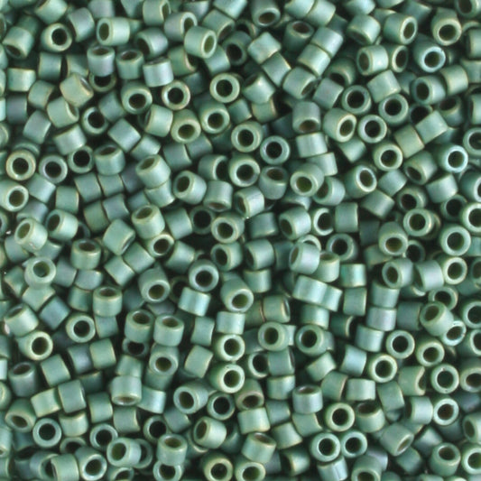 DB0373 Opaque Matte Luster Rainbow Leaf Green