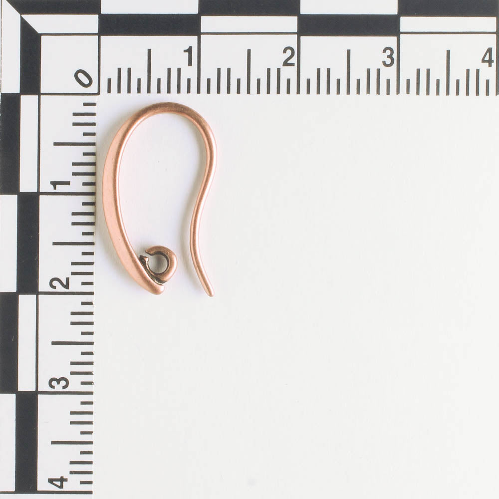 Earring, Antique Copper - 5 Pair