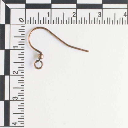 Earring, Antique Copper - 5 Pair