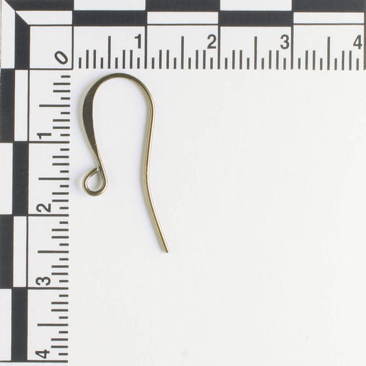Earring, Antique Brass - 5 Pair