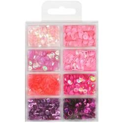 Sequins Asst. Princess Pink