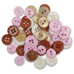 Button Vintage Assortment - qty 140