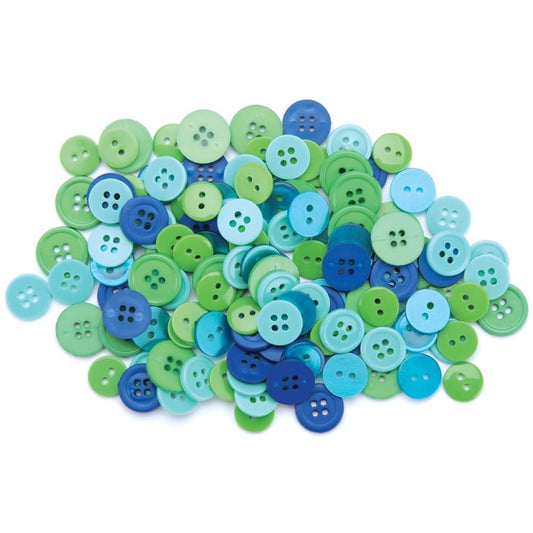 Button Ocean Assortment - qty 140