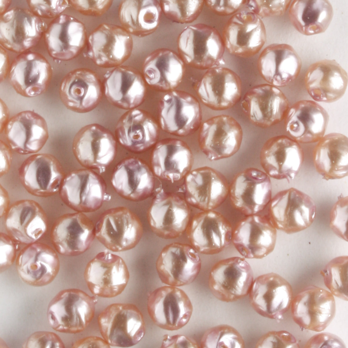 3mm Baroque Glass Pearls Lilac - 100 beads