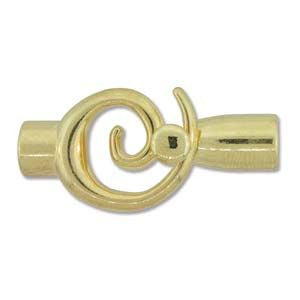 Swirl Clasp Gold