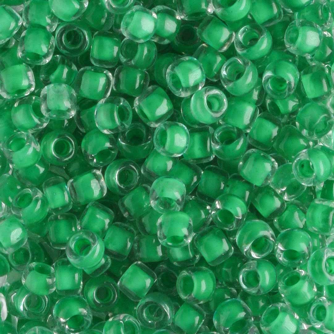 8/0 Inside Color Jade Green - 10 grams