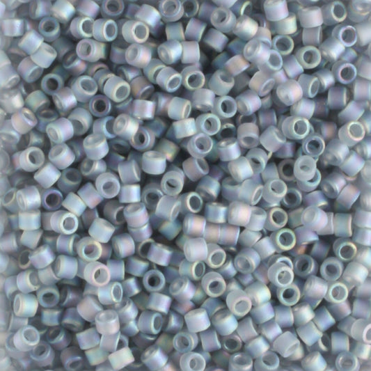 DB0863 Transparent Matte Rainbow Dark Gray
