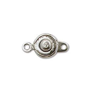 Ball and Socket Clasp, Pewter