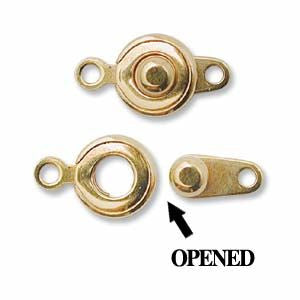 Ball and Socket Clasp, Gold