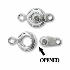 Ball and Socket Clasp, Silver