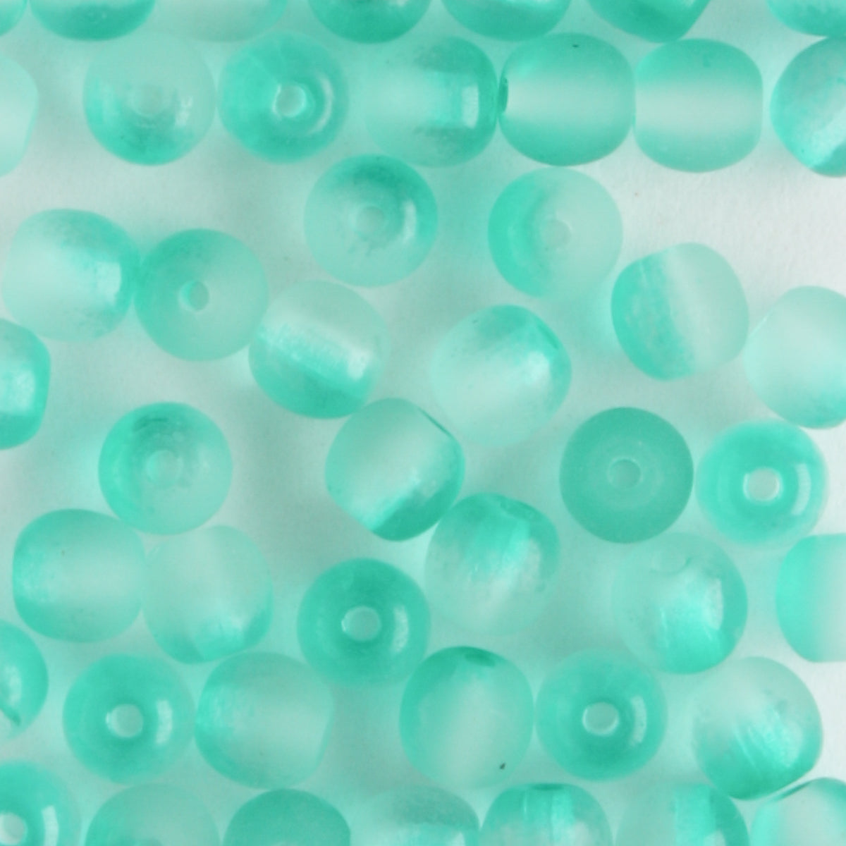 4mm Druk Evelina Green - 100 beads