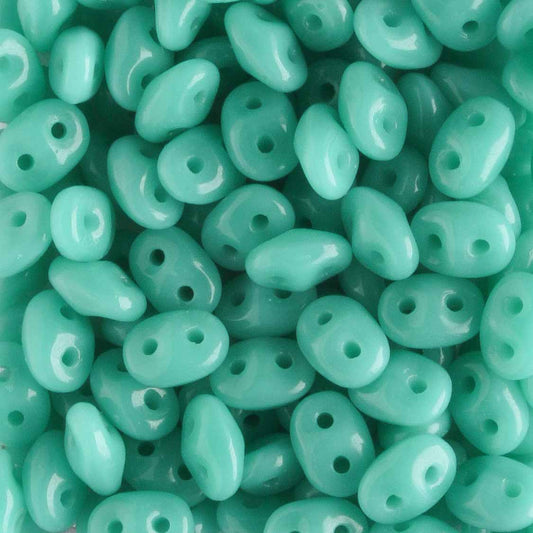 Superduo Turquoise Green - 10 grams