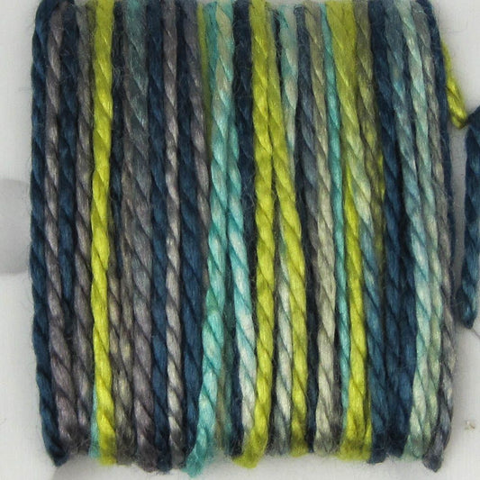 Hand Dyed Matte Silk Yarn - 6 Yard Bobbin