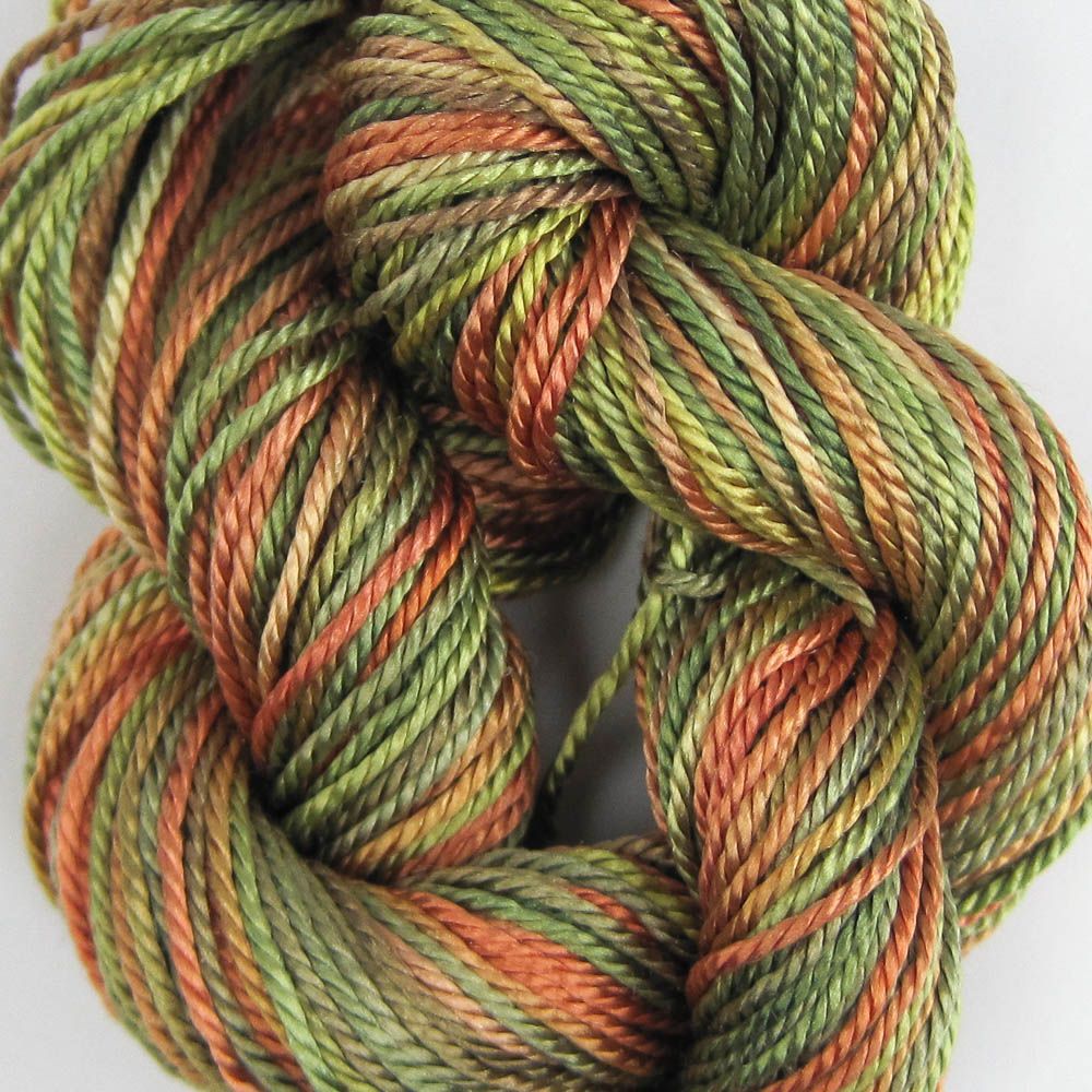 Hand Dyed Shiny Silk Yarn - 36 Yard Skein