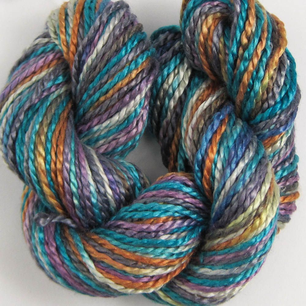 Hand Dyed Matte Silk Yarn - 36 Yard Skein