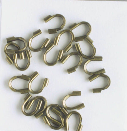 Wire Guardian, Antique Brass Plated - Qty 20