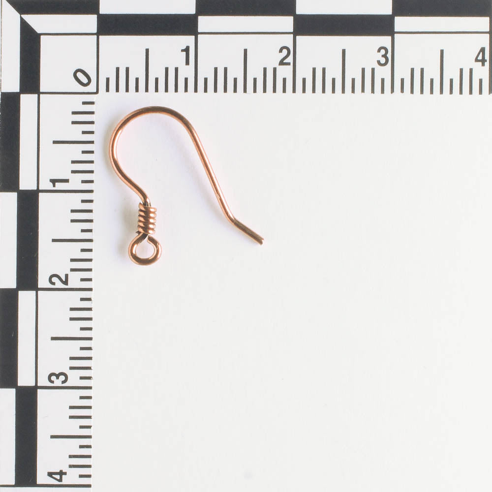 Earring, Antique Copper - 5 Pairs