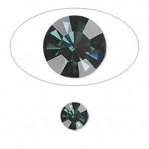 Chaton 8mm Capri Blue - qty 4