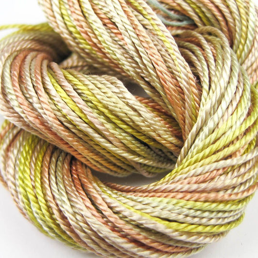 Hand Dyed Shiny Silk Yarn - 36 Yard Skein