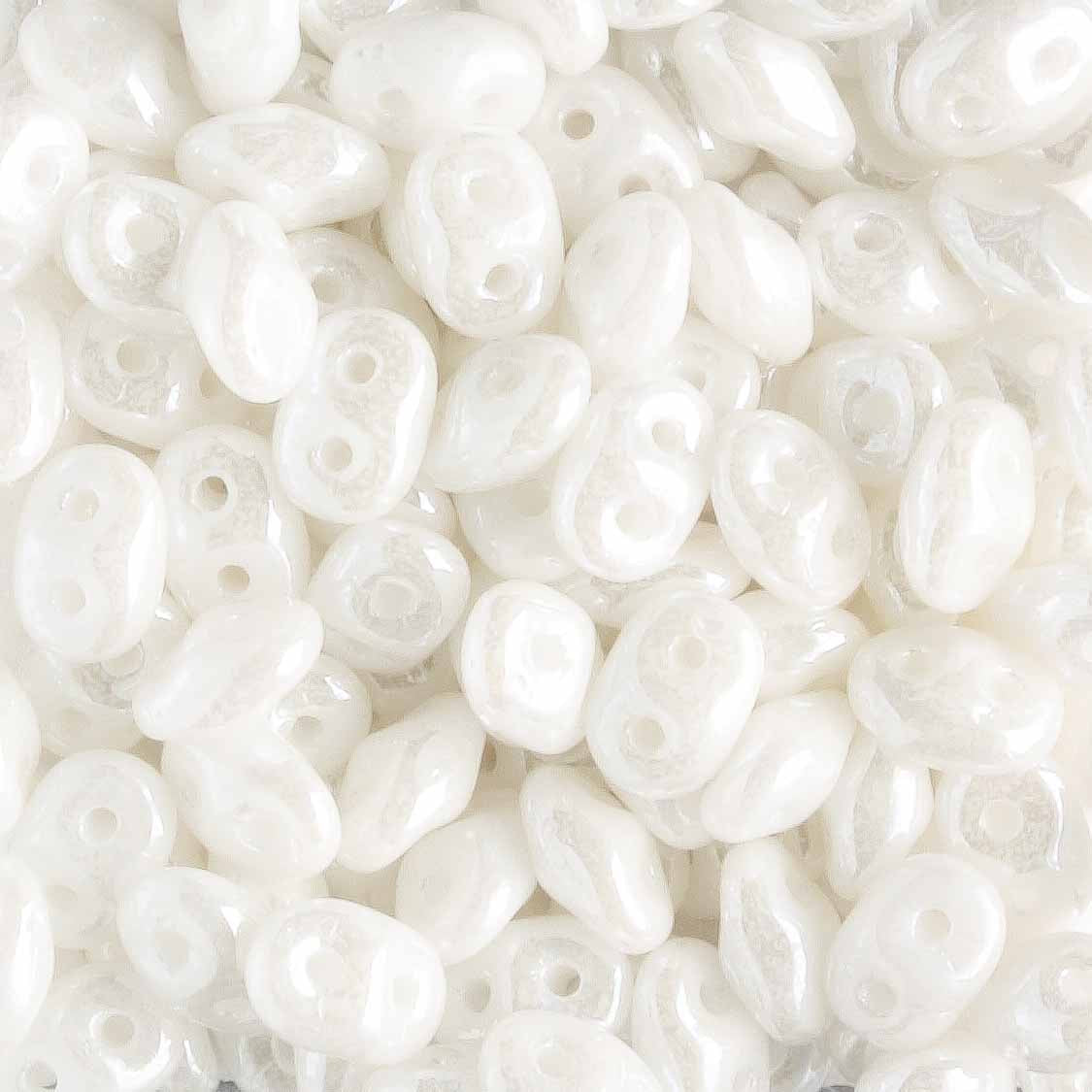 Superduo White Luster - 10 grams