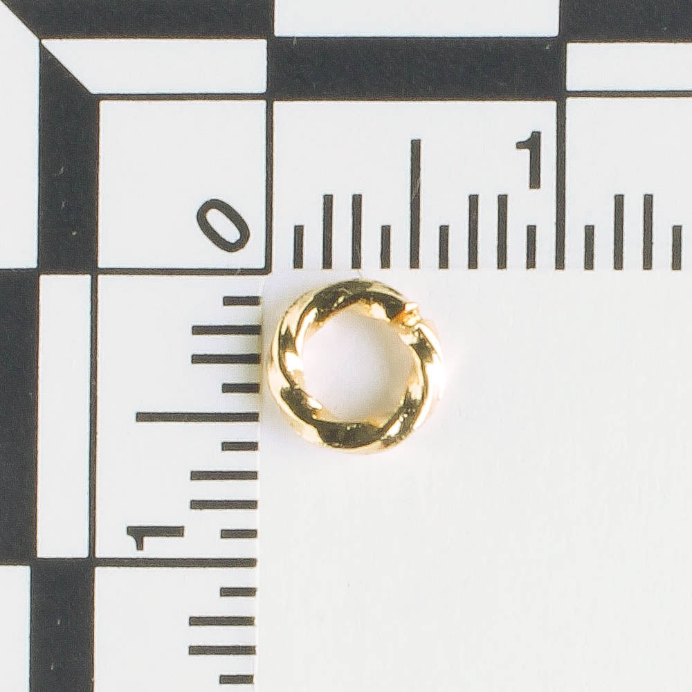 Jumpring Gold Twisted - qty 100